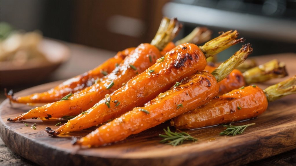 roasted carrots with seasoning