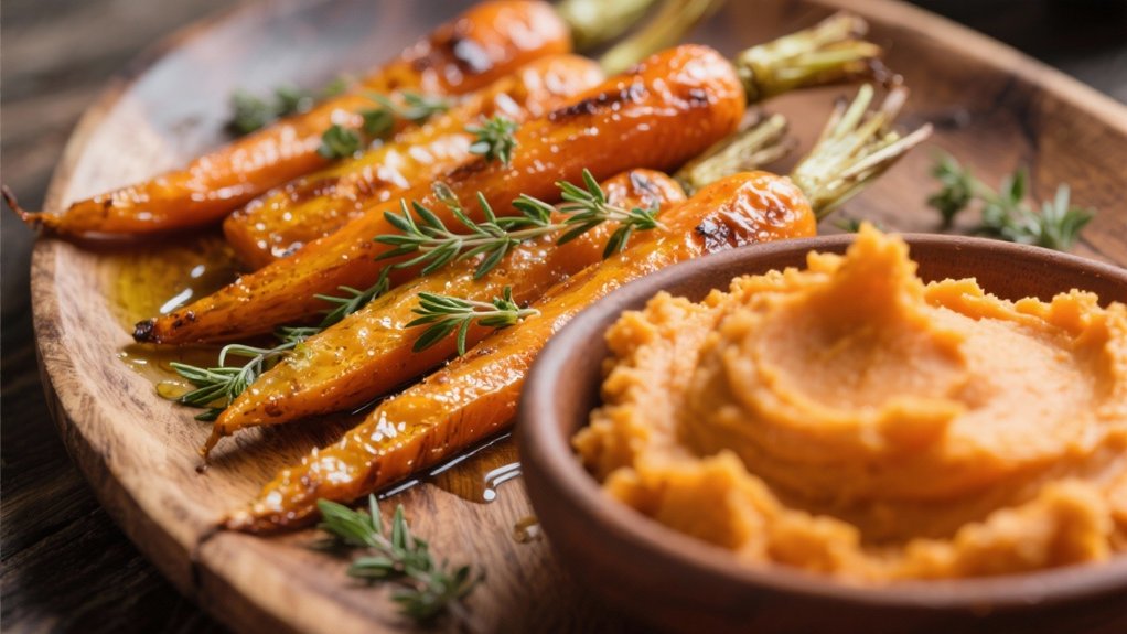 roasted carrots with thyme