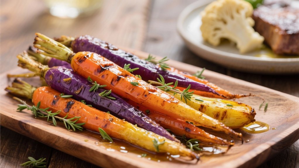 roasted carrots with thyme