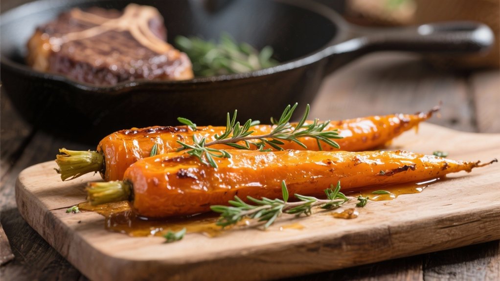roasted carrots with thyme