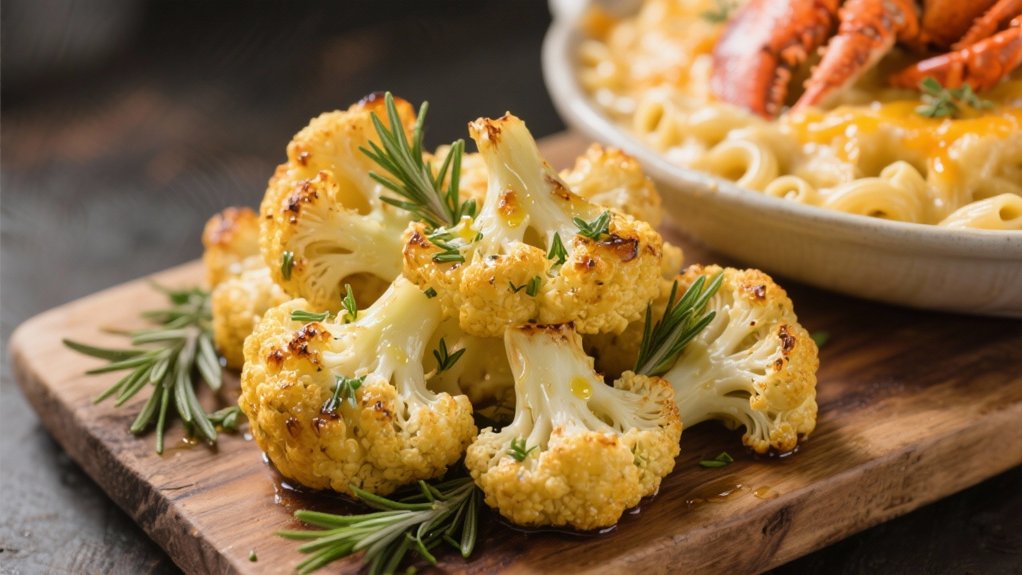 roasted cauliflower with herbs