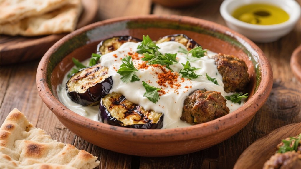 roasted eggplant yogurt dish