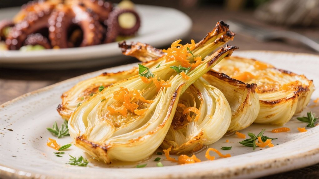 roasted fennel with orange zest