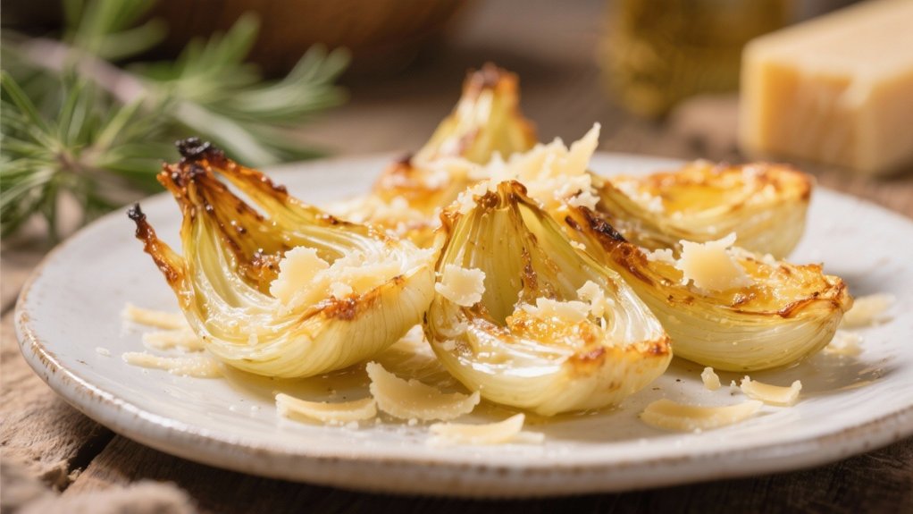 roasted fennel with parmesan
