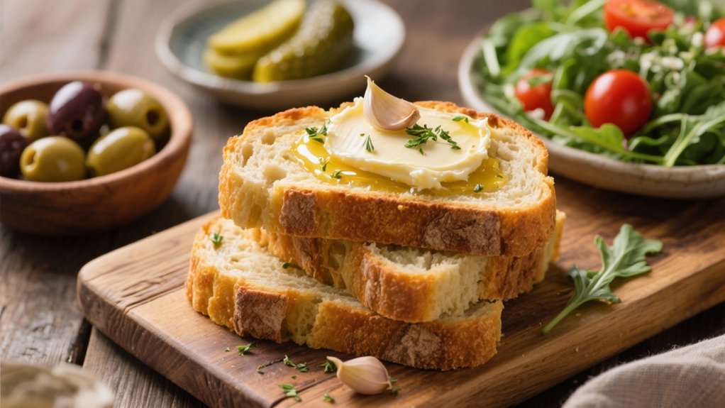 roasted garlic herb butter