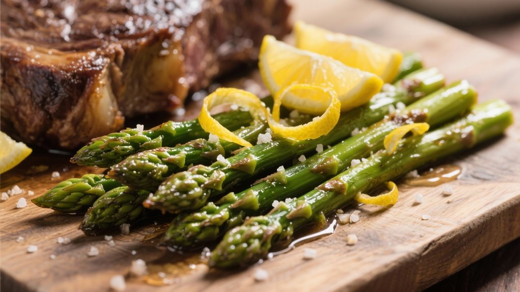 roasted lemon asparagus delight