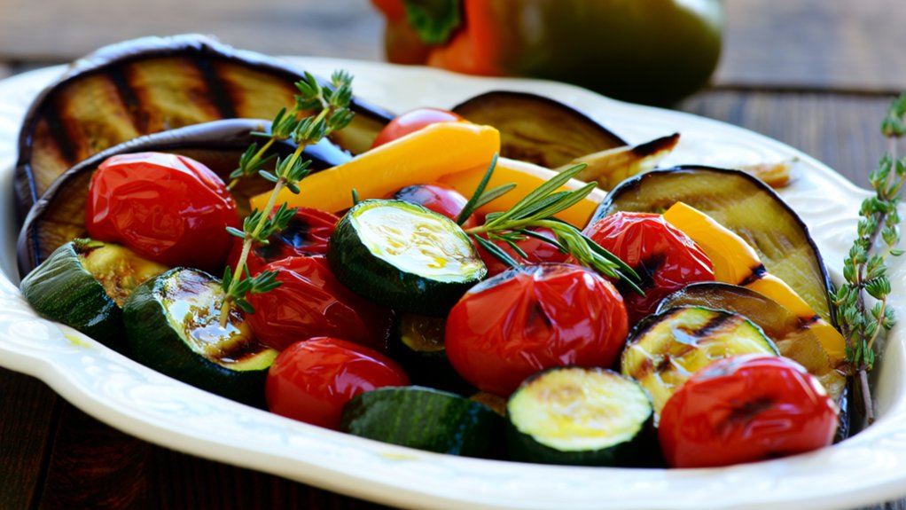 roasted mediterranean vegetable side