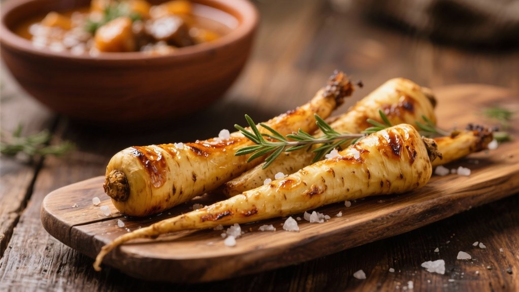 roasted parsnips enhance stew