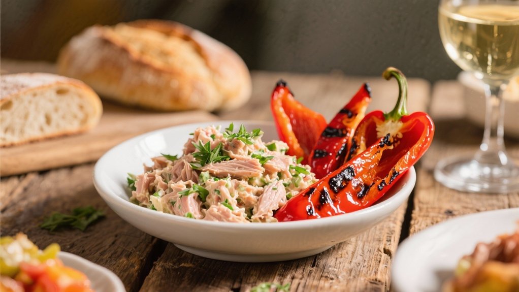 roasted peppers elevate tuna