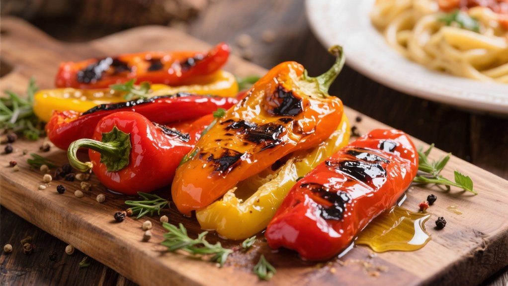 roasted peppers enhance dishes