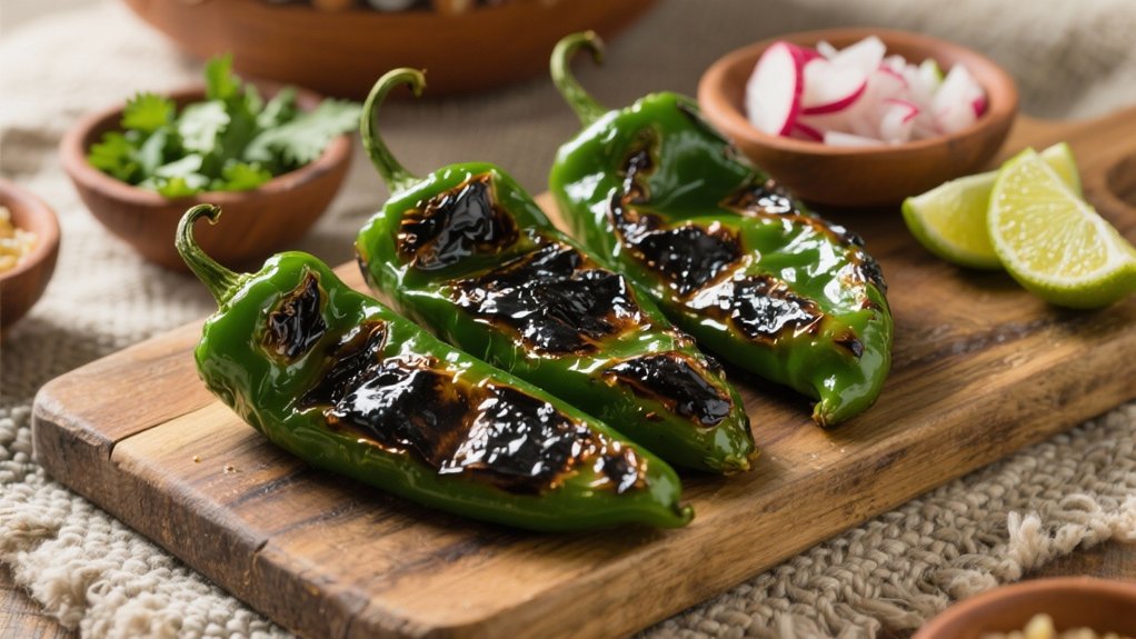 roasted poblano pepper preparation