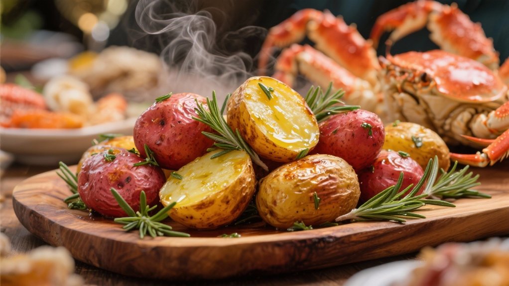 roasted potatoes with rosemary