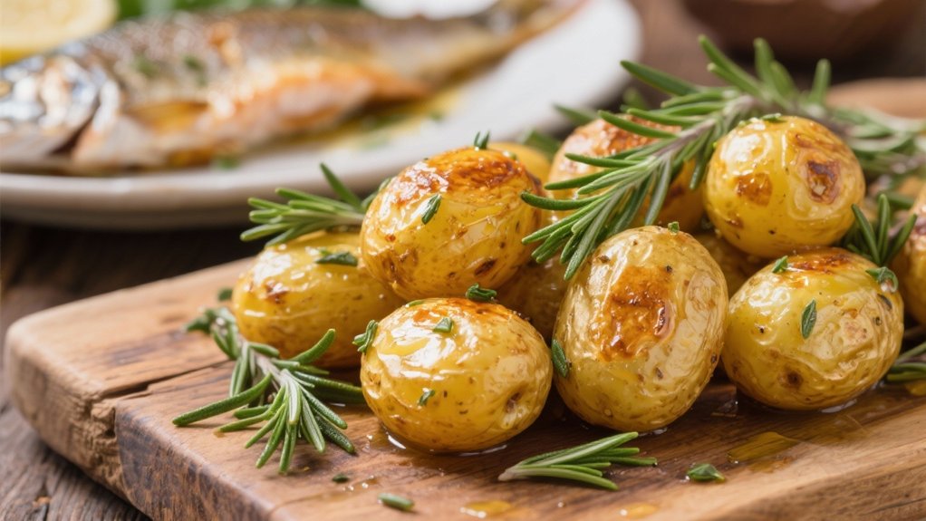 roasted potatoes with rosemary