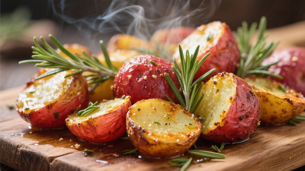 roasted potatoes with rosemary