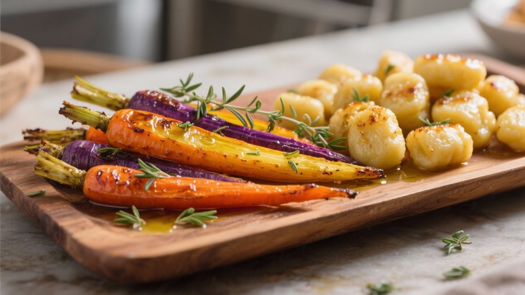 roasted rainbow carrots recipe
