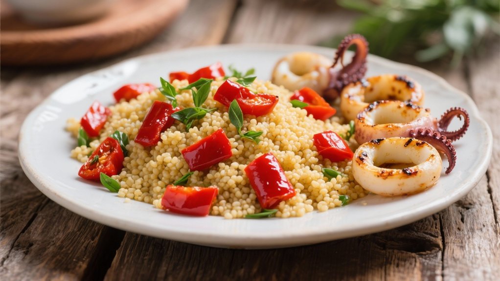 roasted red pepper couscous