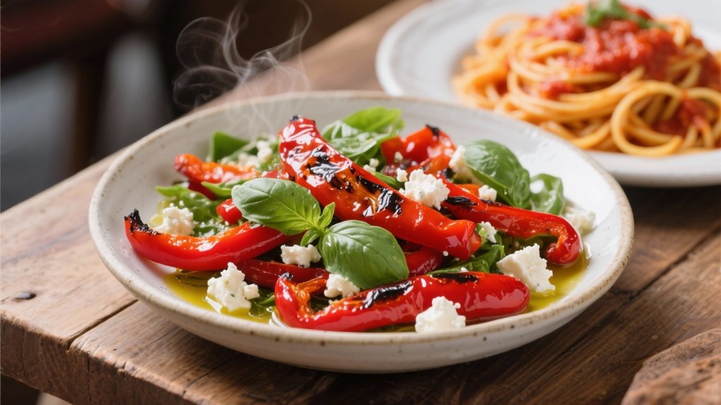 roasted red pepper salad