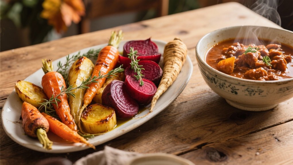 roasted root vegetable medley