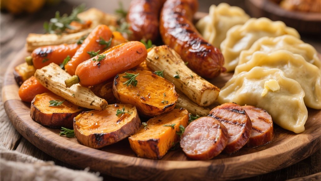 roasted seasonal root vegetables