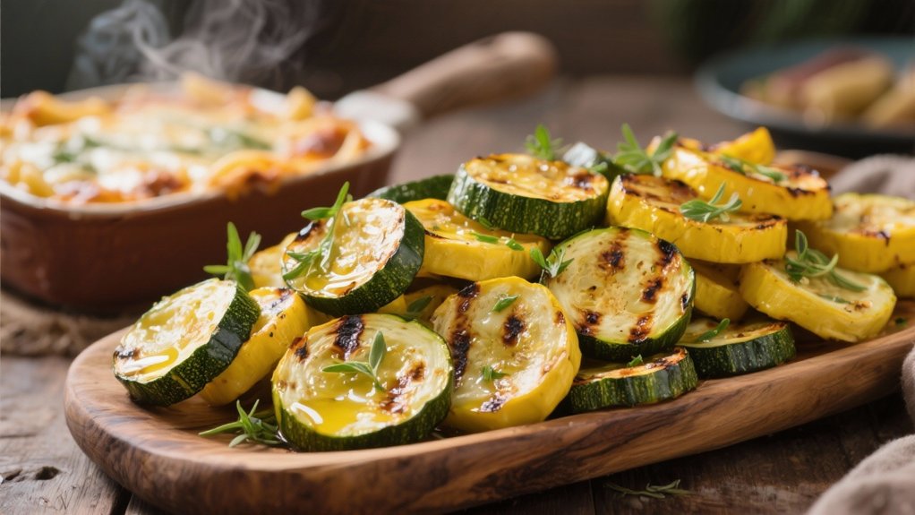 roasted squash complements ziti