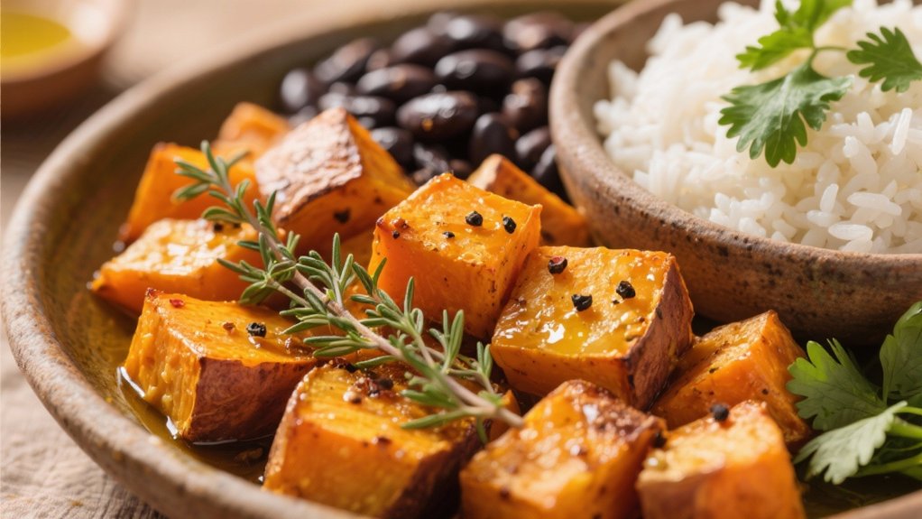 roasted sweet potatoes delight