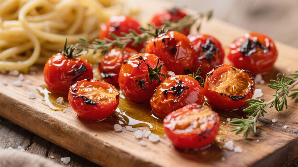 roasted tomatoes enhance carbonara