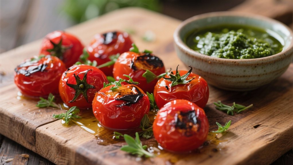 roasted tomatoes enhance flavors