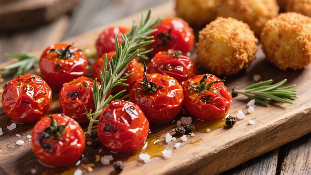 roasted tomatoes enhance richness