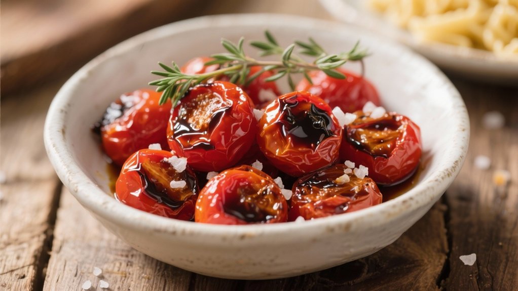 roasted tomatoes with balsamic