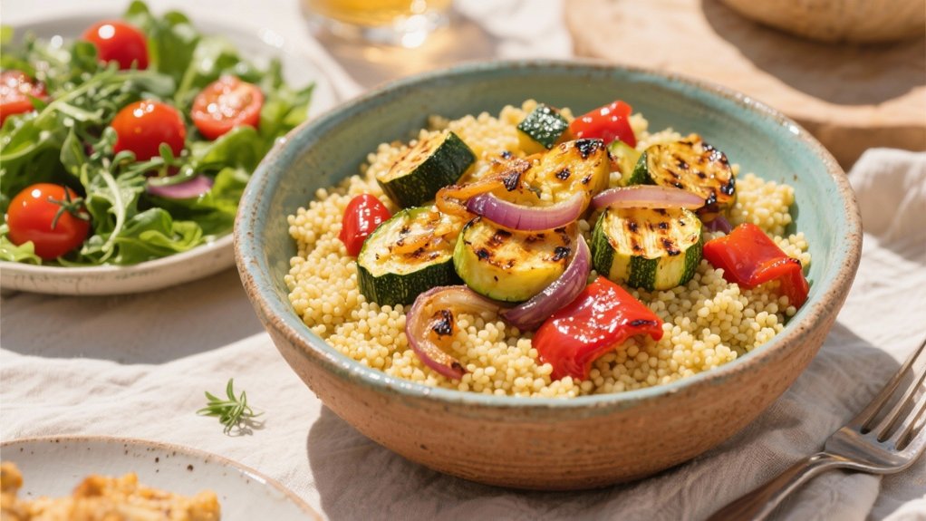 roasted vegetable couscous salad