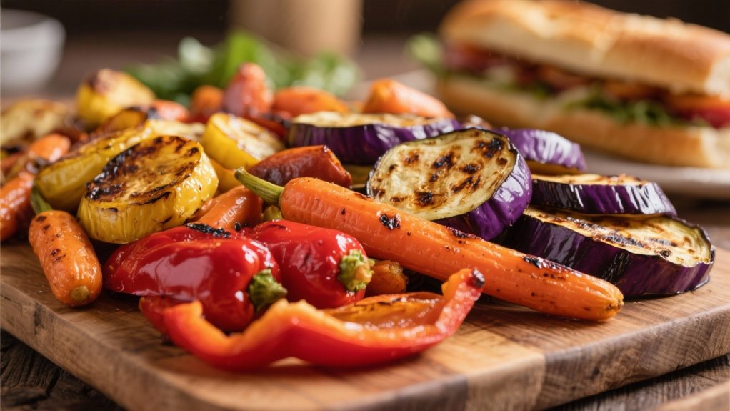 roasted vegetable sandwich enhancement