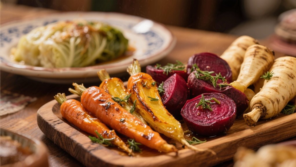 roasted vegetables enhance cabbage