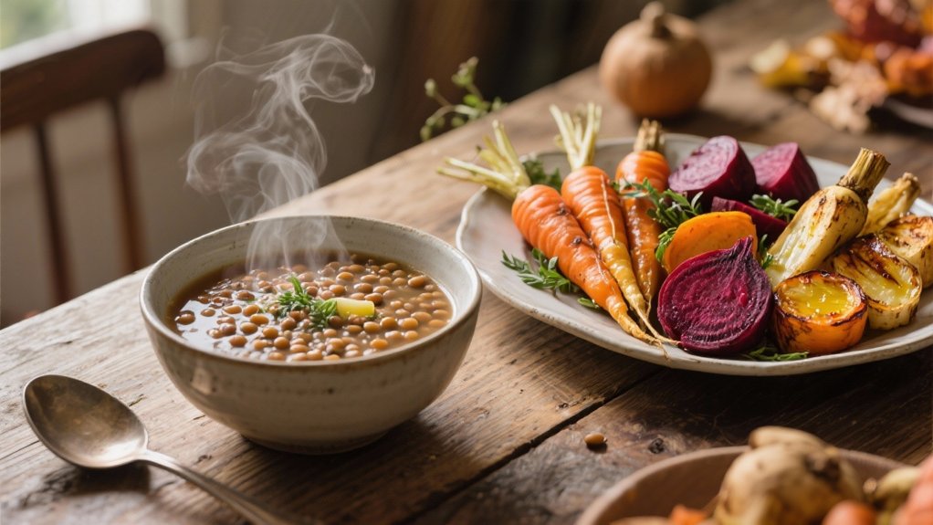 roasted vegetables enhance comfort