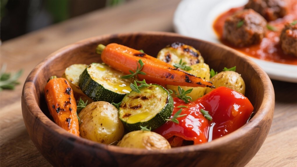 roasted vegetables enhance flavors