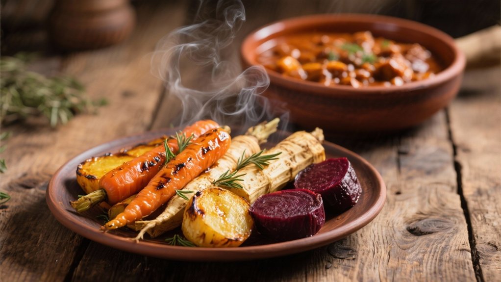 roasted vegetables enhance goulash