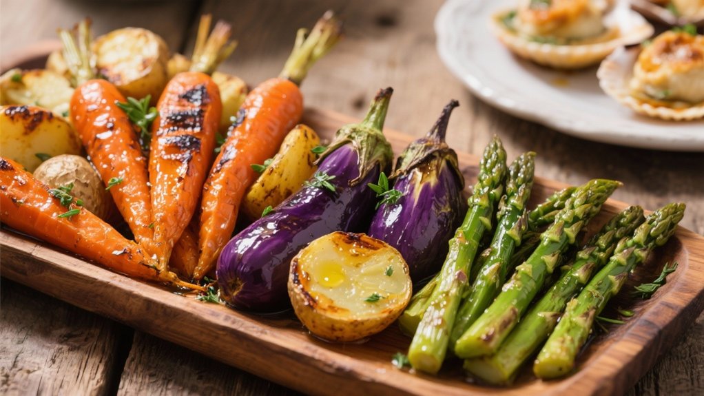 roasted vegetables enhance pasta