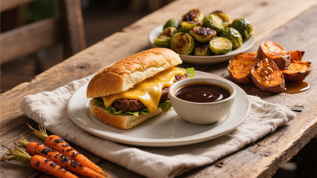 roasted vegetables enhance sandwich flavors