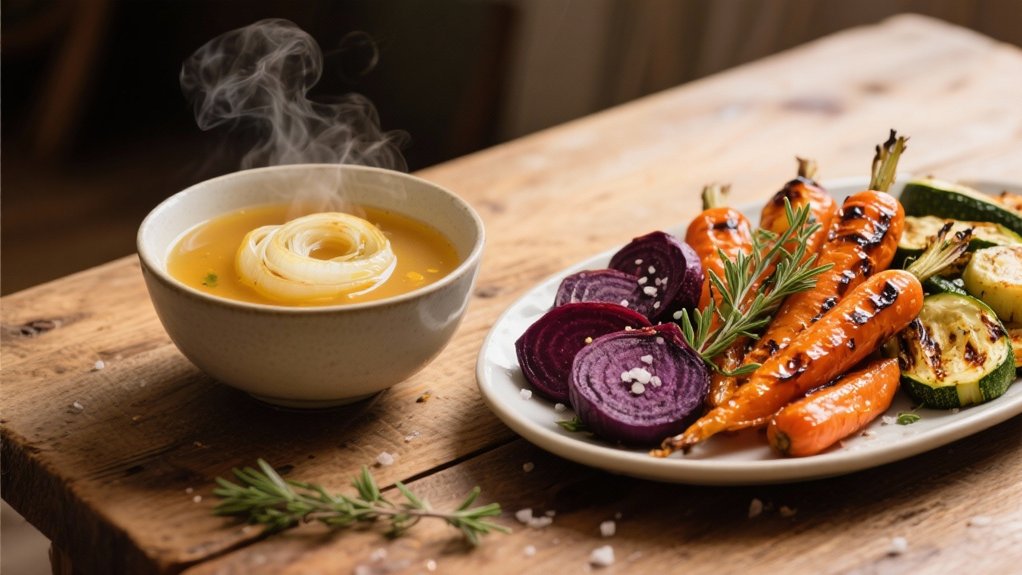 roasted vegetables enhance soup