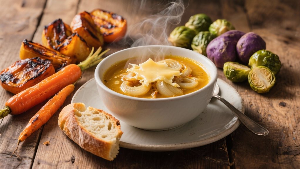 roasted vegetables enhance soup