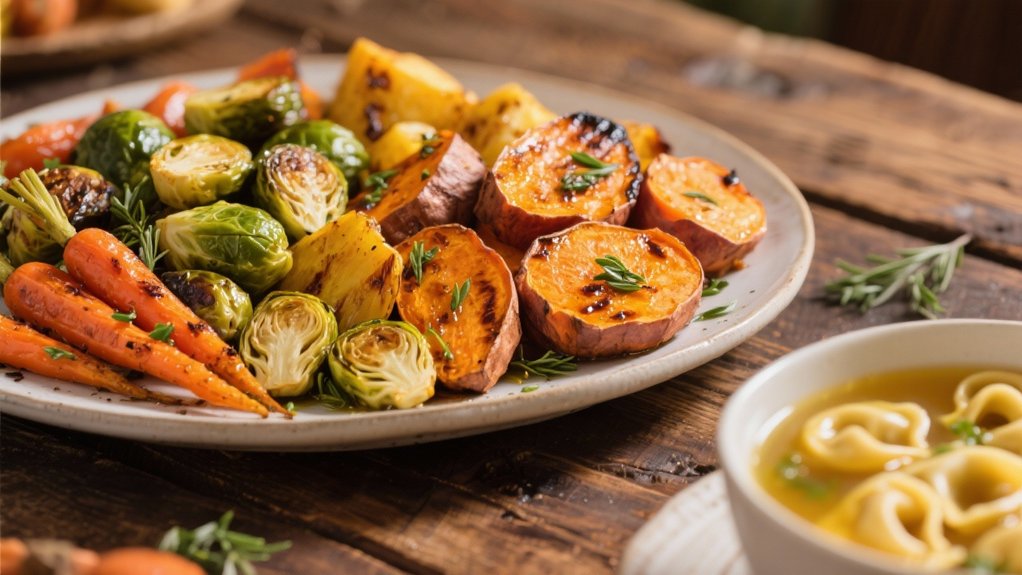 roasted vegetables enhance soup
