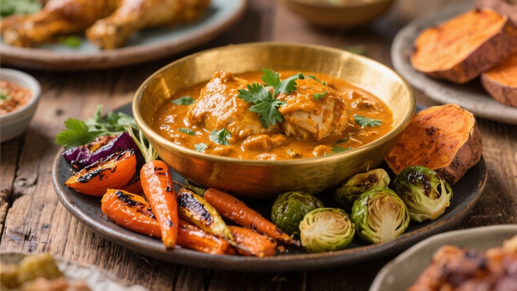 roasted vegetables enhance tikka masala