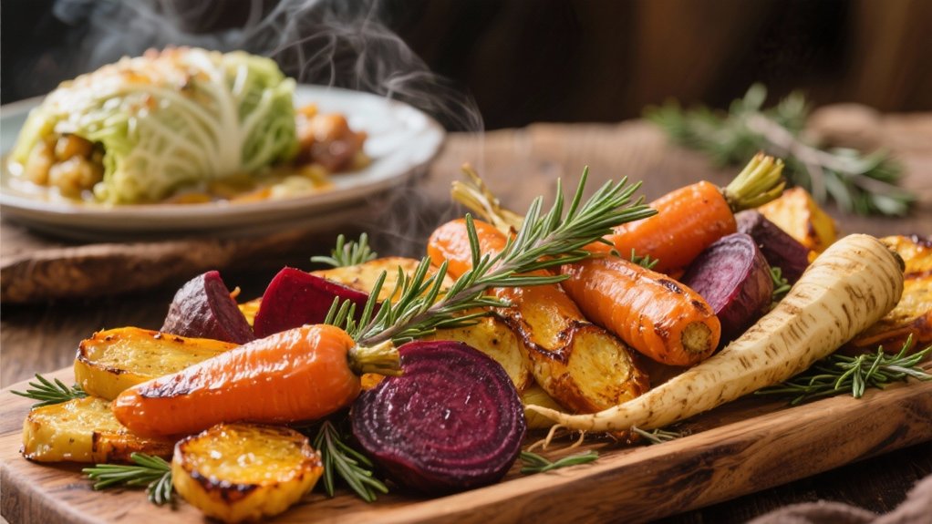 roasted vegetables for savory balance