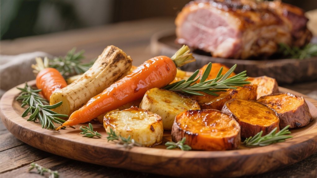 roasted vegetables with herbs