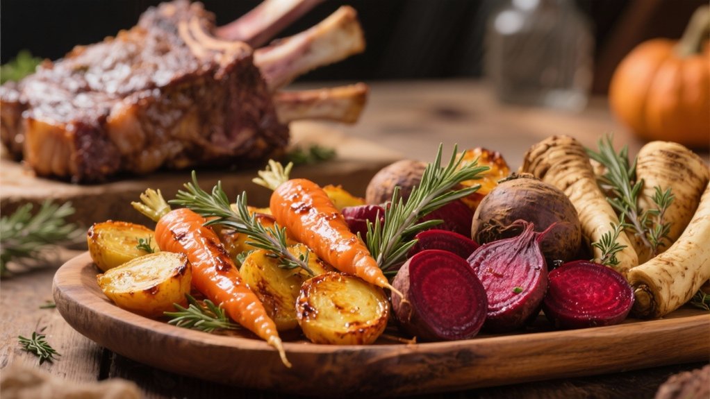 roasted vegetables with herbs