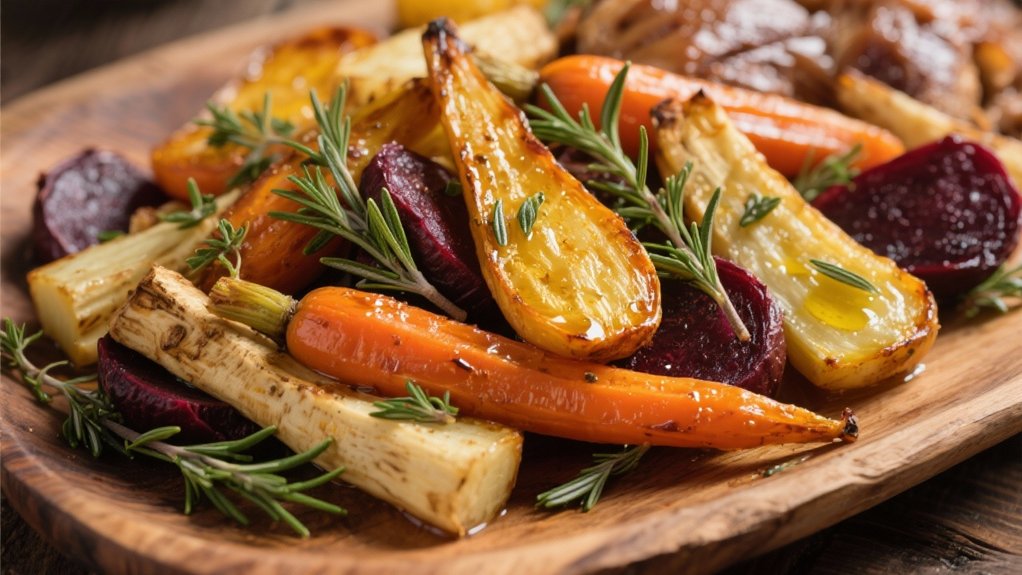 roasted vegetables with herbs