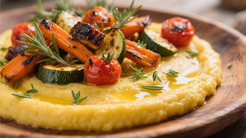 roasted vegetables with herbs