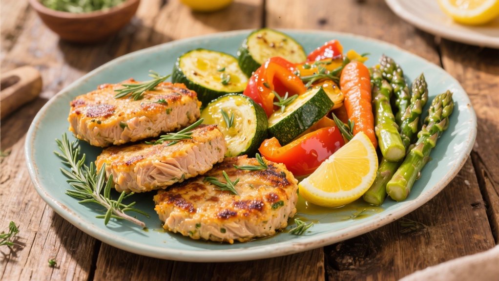roasted vegetables with lemon