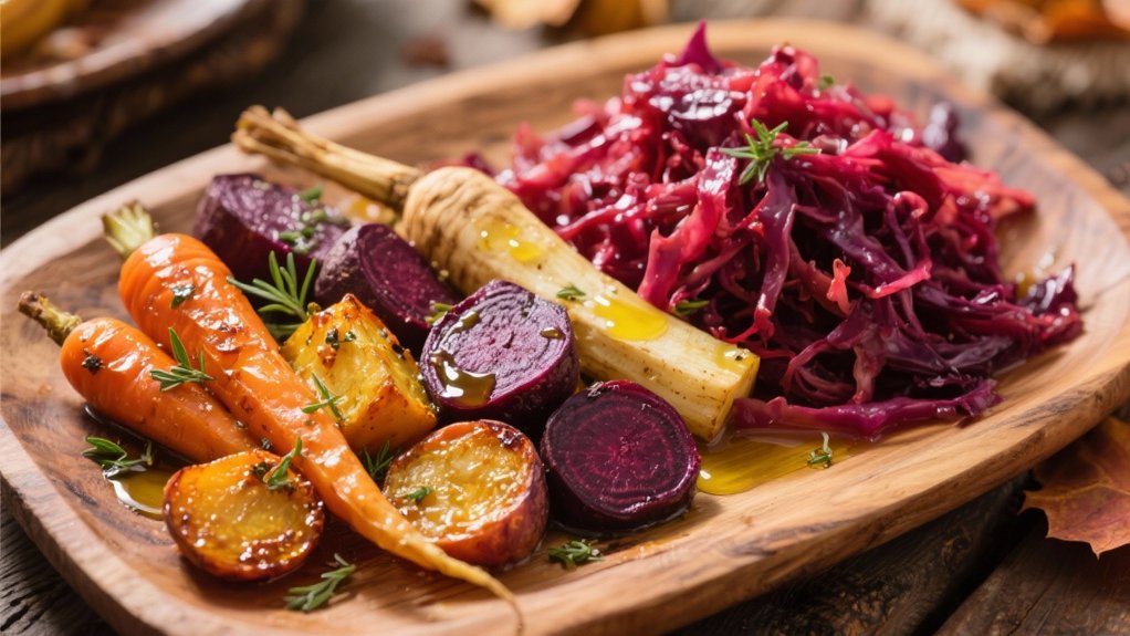 roasted veggies enhance cabbage