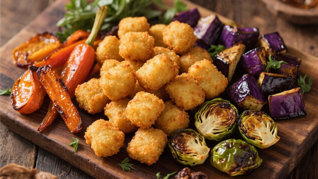 roasted veggies enhance feast