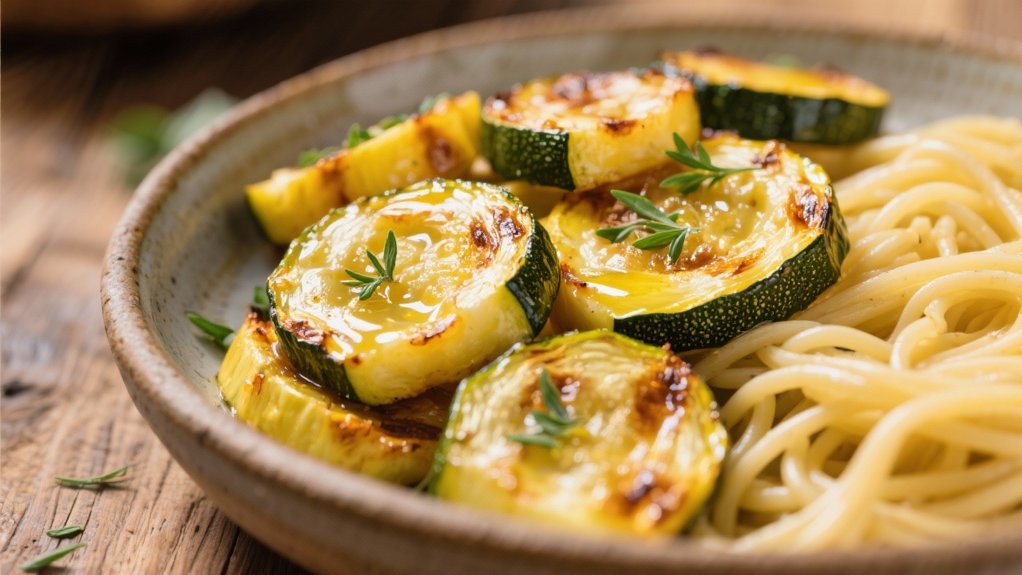 roasted vibrant zucchini medley
